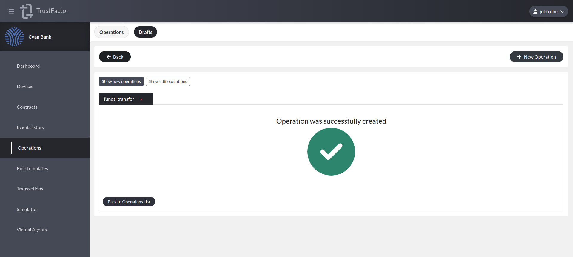 "Password-less Login Operation Created"