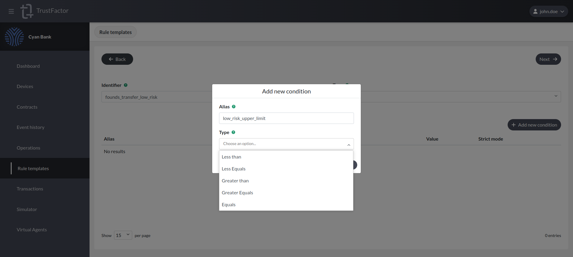 Rule Templates (Upper Limit Amount) Rule Templates (Upper Limit Amount)