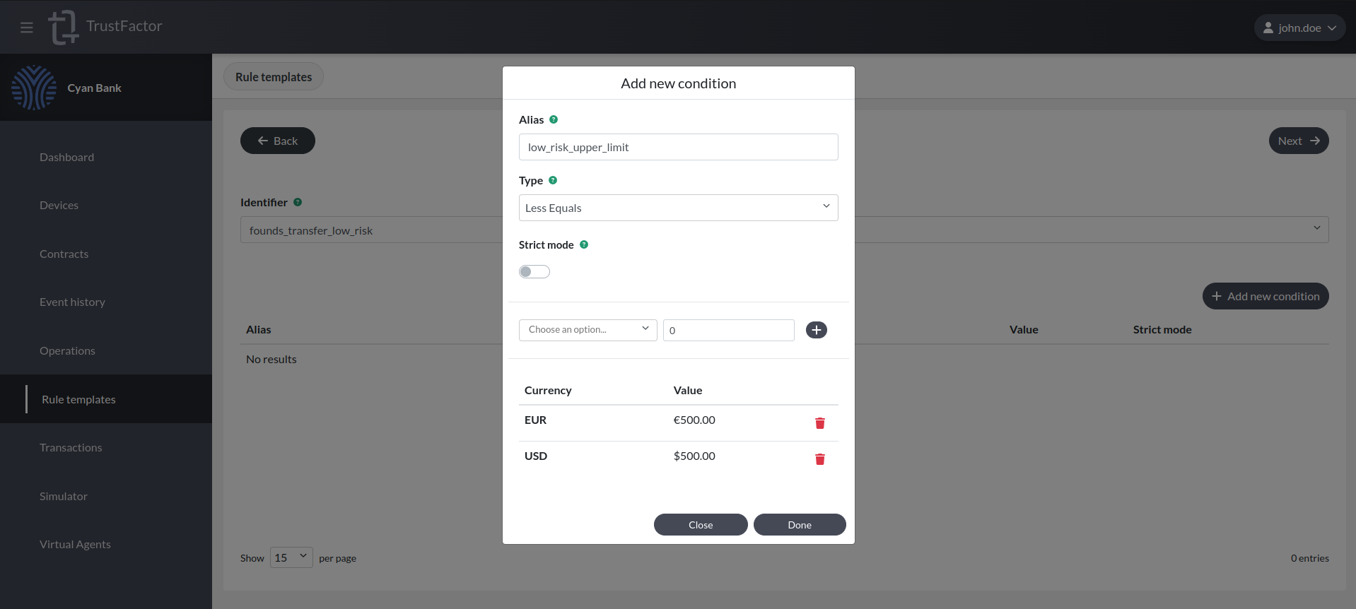Rule Templates (Condition Ready) Rule Templates (Condition Ready)