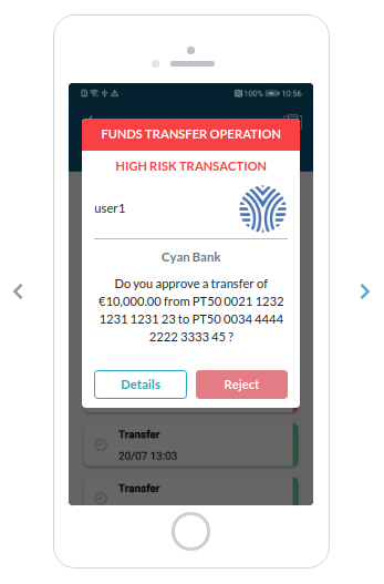 "Funds Transfer Simulator 10.000 EUR (1)"