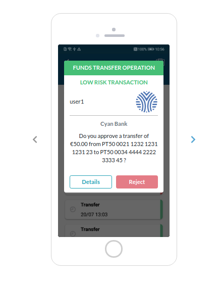 "Funds Transfer Simulator 50 EUR (1)"
